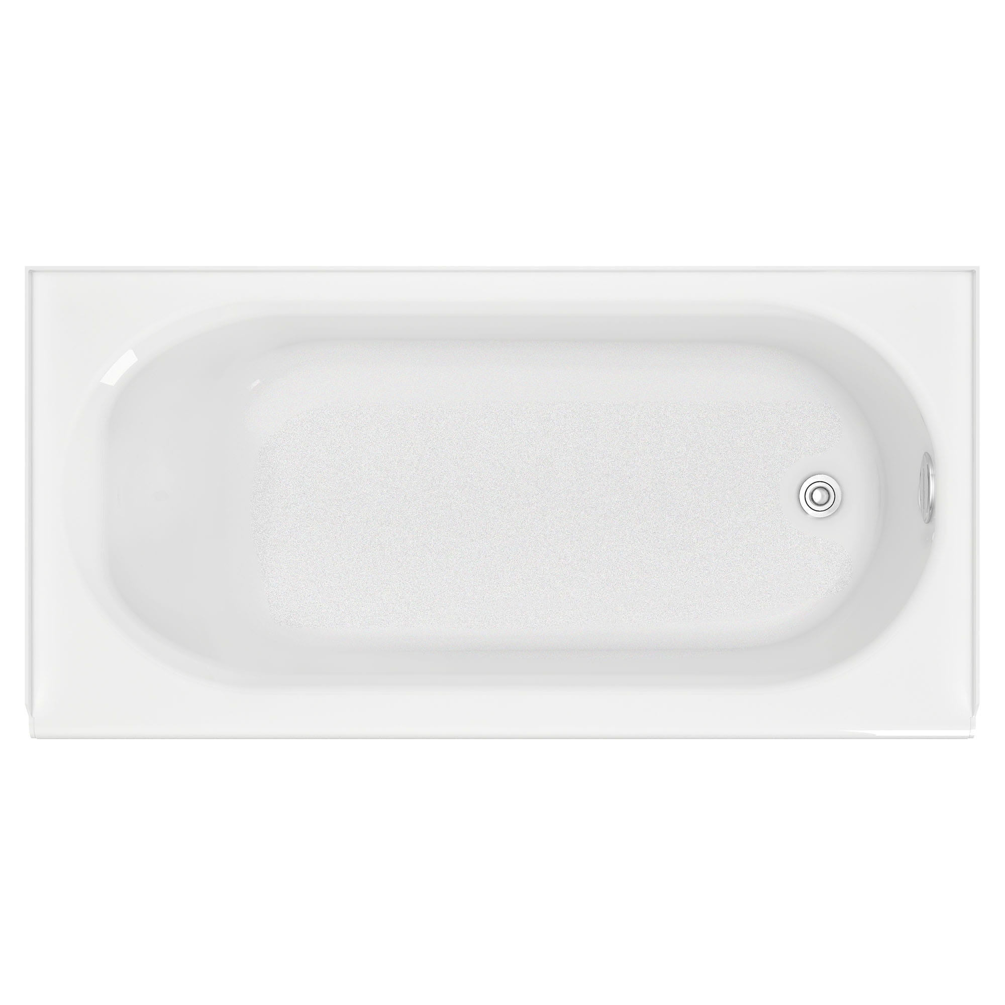 Princeton® Americast® 60 x 30-Inch Integral Apron Bathtub Above Floor Rough  Right-Hand Outlet with Integral Drain